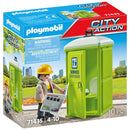 PLAYMOBIL City Action 71435 Mobile Toilette
