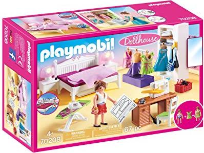 playmobil Dollhouse - Schlafzimmer mit Nähecke (70208)